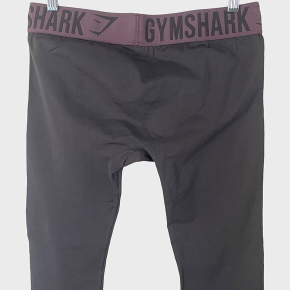 Gymshark Seamless Leggings Gray Women's Large Athletic Stretch Gym Activewear - Picture 6 of 9